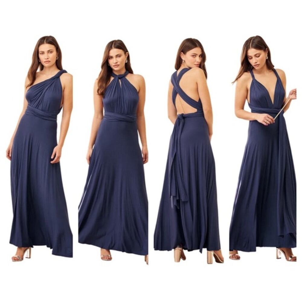 NEW! Lulus Convertible Strappy Gown Dress Full Skirt - M